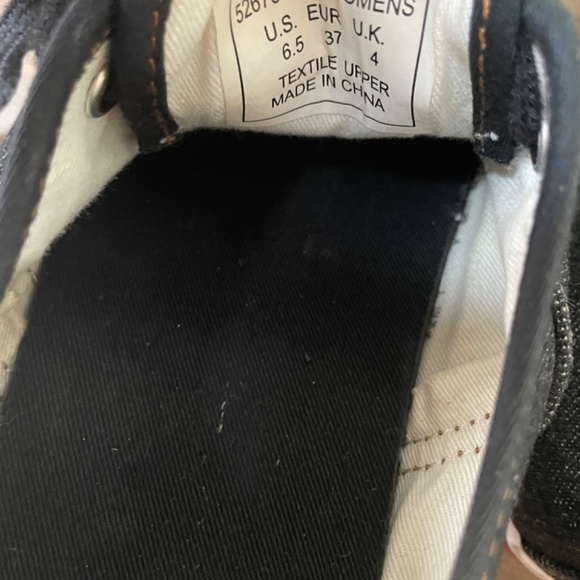 Levi’s Blue Denim Shoes Women’s Size 6.5 - Picture 4 of 5